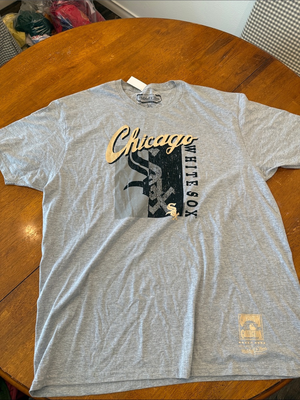 Mitchell & Ness Gray Chicago White Sox Graphic Tee xxl